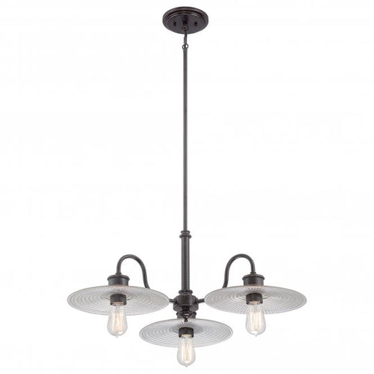 Admiral 3 Light Chandelier Imperial Bronze