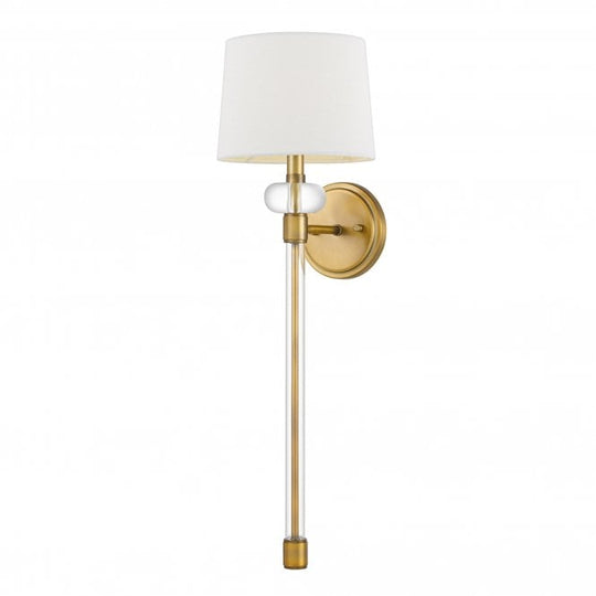 Barbour 1 Light Wall Light Weathered Brass