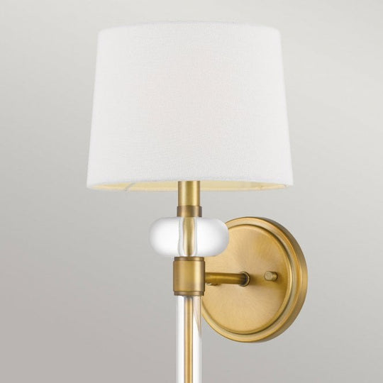 Barbour 1 Light Wall Light Weathered Brass