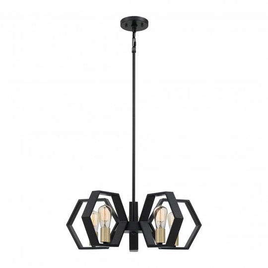 Bismarck 5 Light Chandelier Earth Black