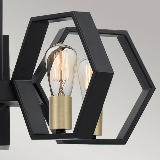 Bismarck 5 Light Chandelier Earth Black