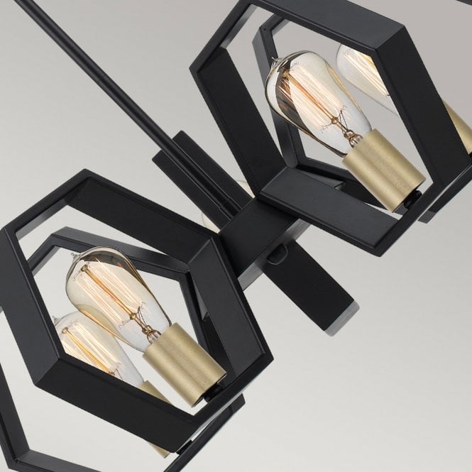 Bismarck 5 Light Chandelier Earth Black