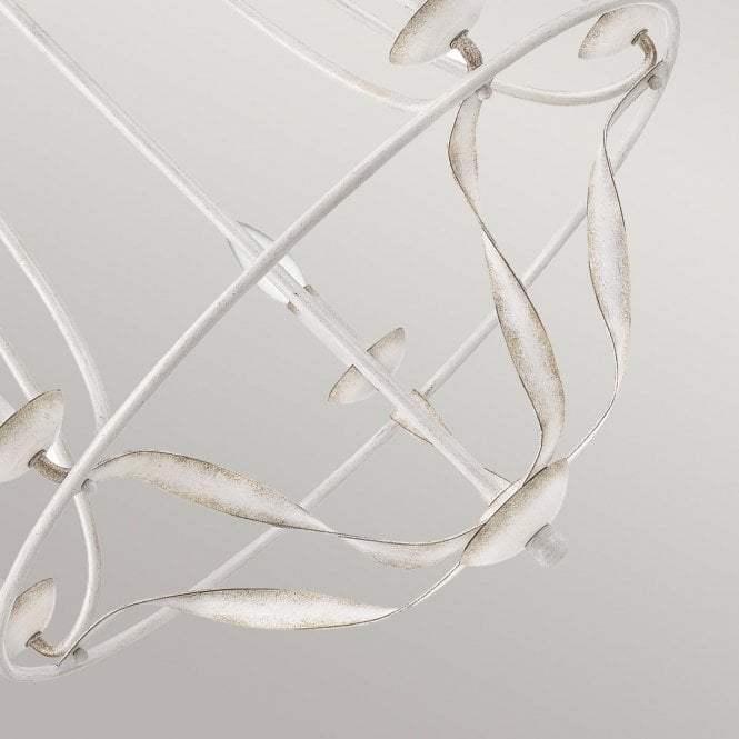 Bradbury 5 Light Chandelier Antique White