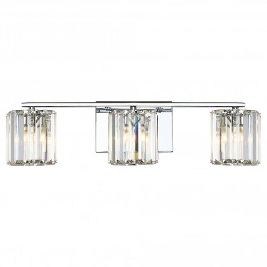 Divine 3 Light Wall Light Polished Chrome Polished Chrome