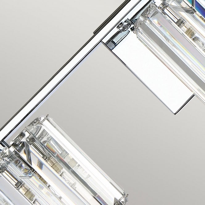 Divine 3 Light Wall Light Polished Chrome Polished Chrome
