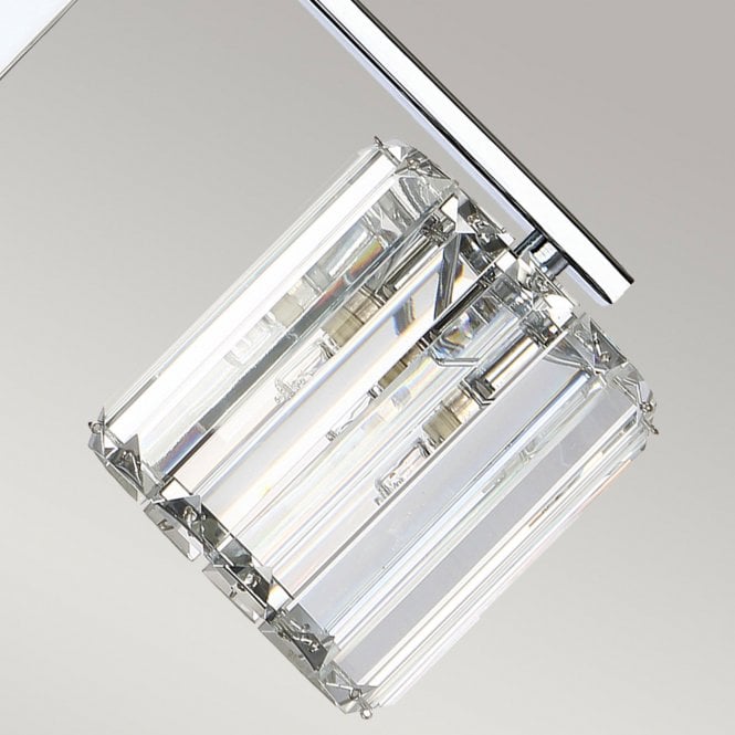 Divine 3 Light Wall Light Polished Chrome Polished Chrome