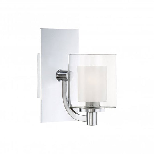 Kolt 1 Light Wall Light Polished Chrome Polished Chrome