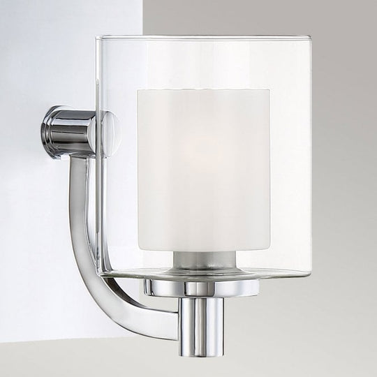 Kolt 1 Light Wall Light Polished Chrome Polished Chrome