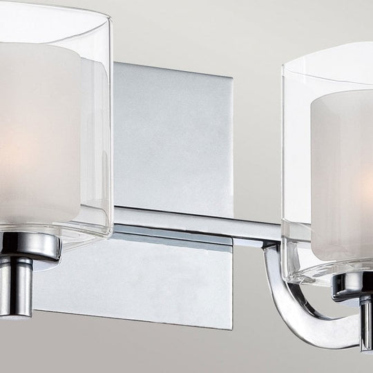 Kolt 2 Light Wall Light Polished Chrome Polished Chrome