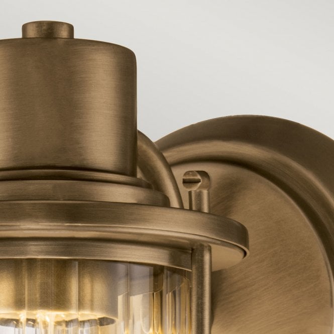 Riggs 1 Light Wall Light Weathered Brass Weathered Brass