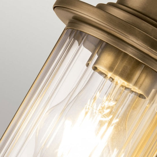 Riggs 1 Light Wall Light Weathered Brass Weathered Brass