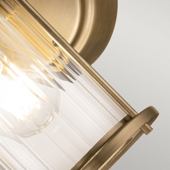 Riggs 1 Light Wall Light Weathered Brass Weathered Brass