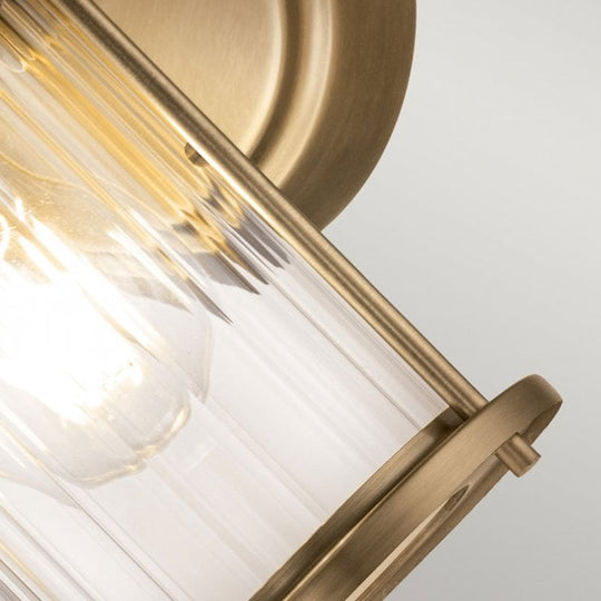 Riggs 1 Light Wall Light Weathered Brass Weathered Brass