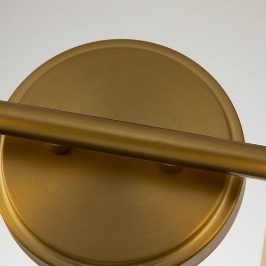 Swell 2 Light Wall Light Brushed Brass