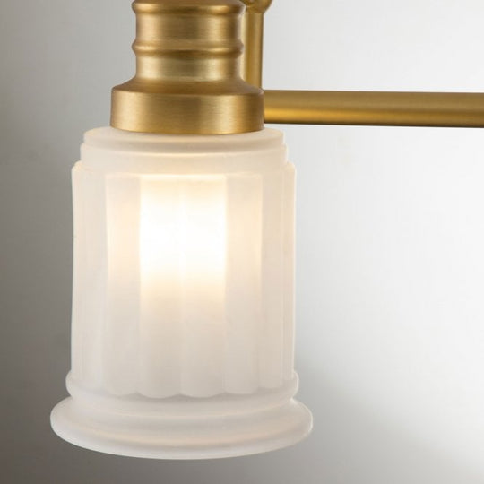 Swell 3 Light Wall Light Brushed Brass