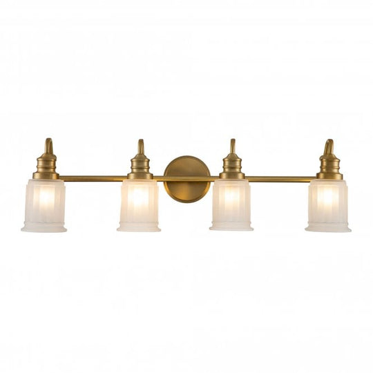 Swell 4 Light Wall Light Brushed Brass