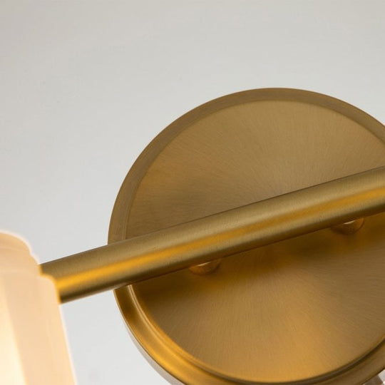 Swell 4 Light Wall Light Brushed Brass