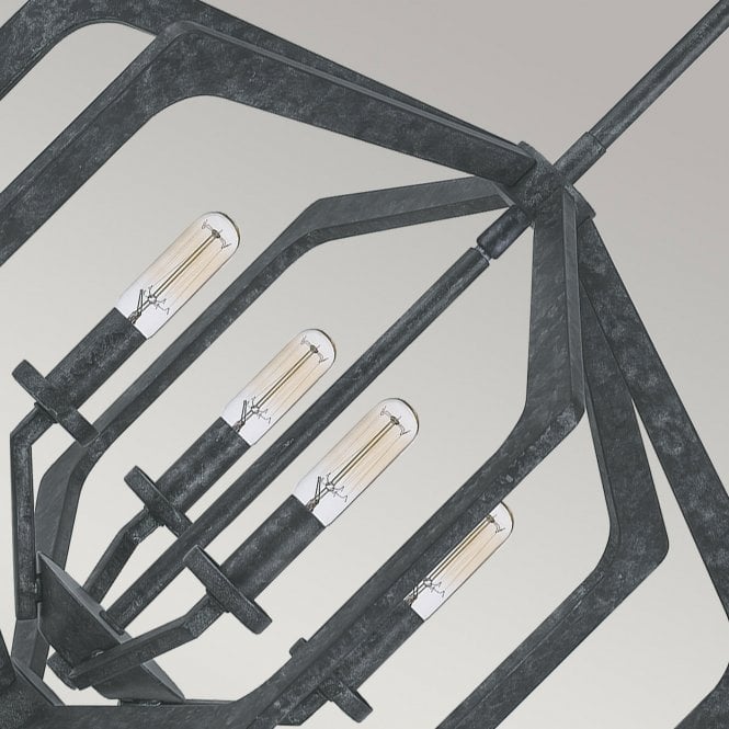 Vanguard 4 Light Pendant Old Black