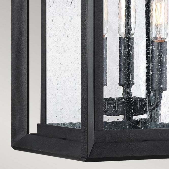 Wakefield 3 Wall Lantern - Large Earth Black
