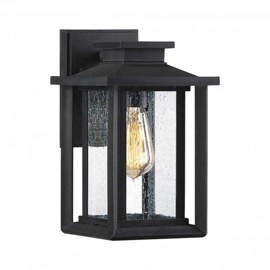 Wakefield 1 Wall Lantern - Small Earth Black