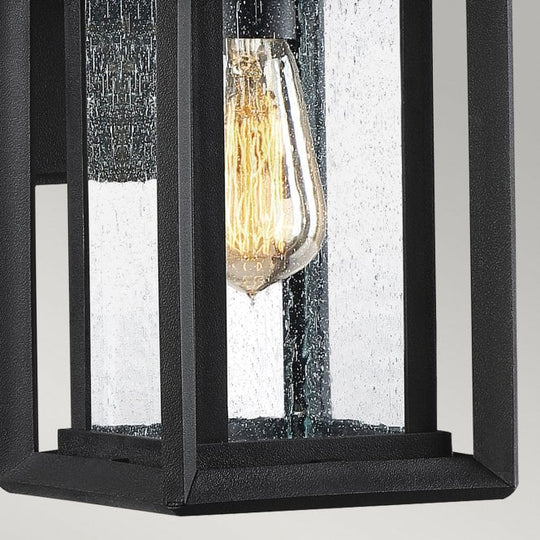 Wakefield 1 Wall Lantern - Small Earth Black