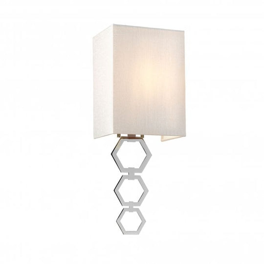 Ria Small 1 Light Wall Light - Polished Chrome