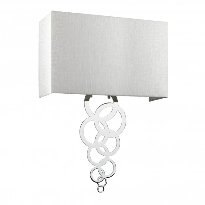 Rosa Large 2 Light Wall Light - Polished Chrome