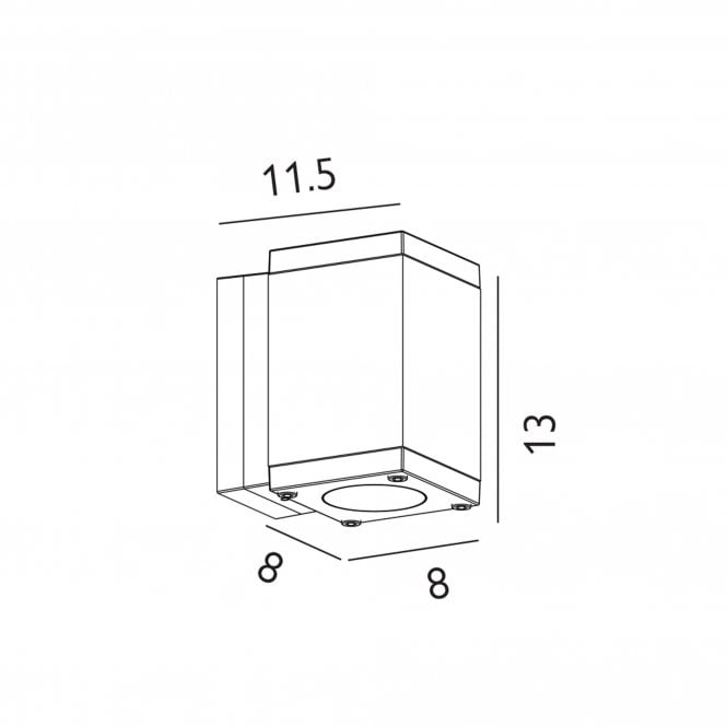 Sandvik 1 Light Down Wall Light
