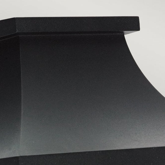 Turin 1 Light Half Wall Lantern      Black