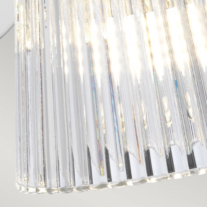 Addison Single IP44 Bathroom Wall Light in Polished Chrome