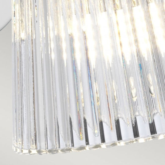 Addison Single IP44 Bathroom Wall Light in Polished Chrome