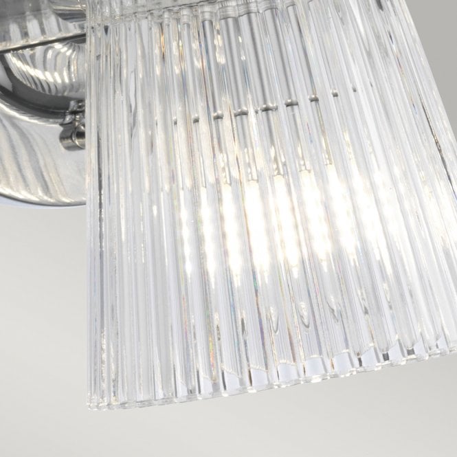 Addison Triple IP44 Bathroom Wall Light in Polished Chrome