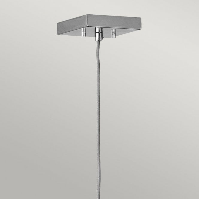 Ensemble Single Rectangle Pendant Polished Nickel