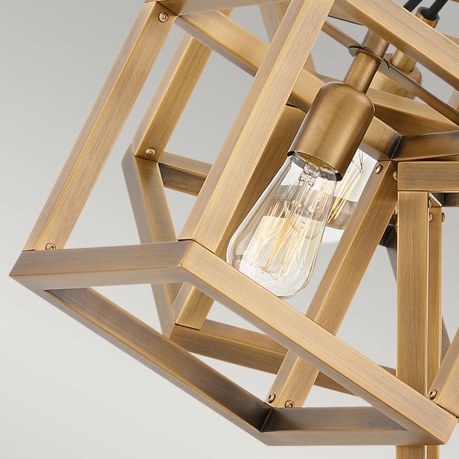 Ensemble 5 Light Pendant  Brushed Bronze