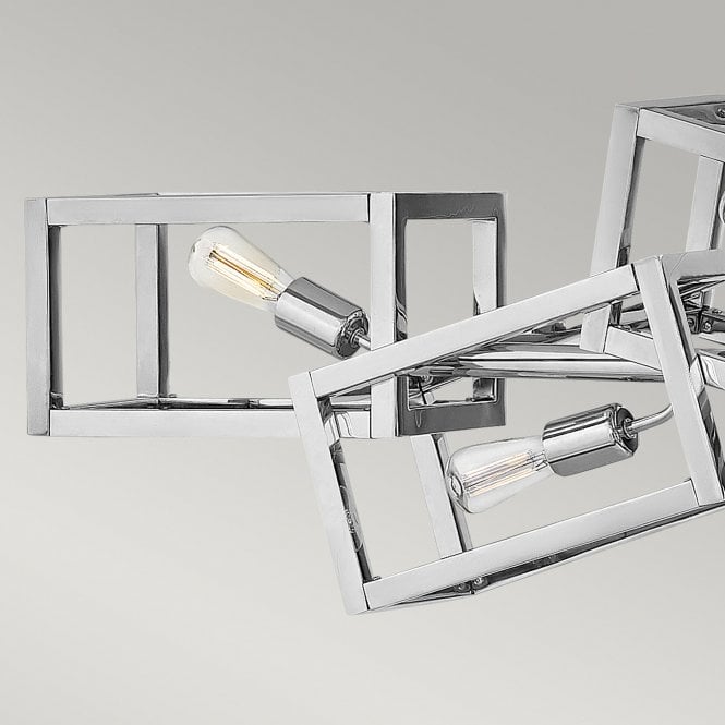 Ensemble 6 Light Pendant Polished Nickel